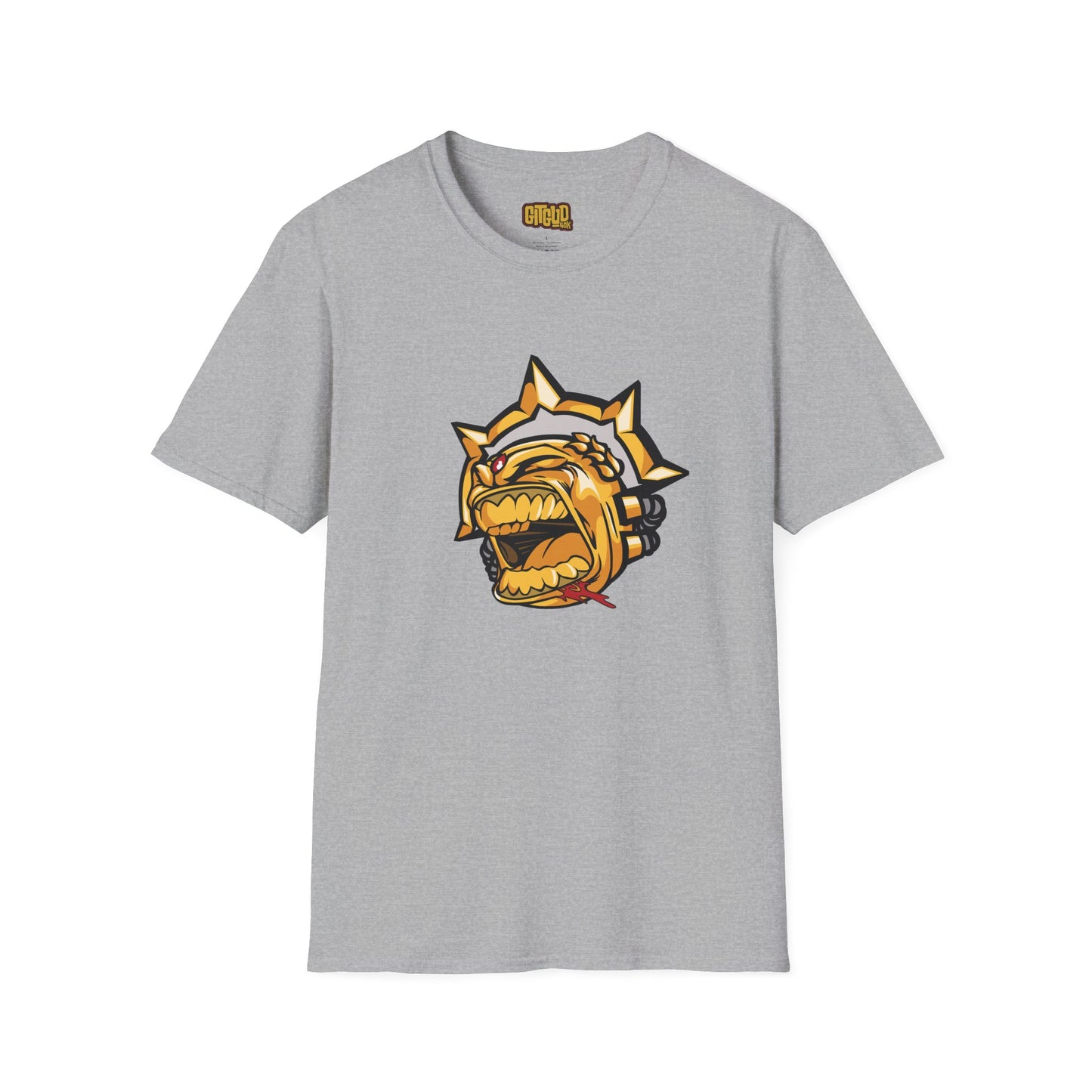 Angry Gold Dude LFG Shirt - Bold Golden Warrior Tee