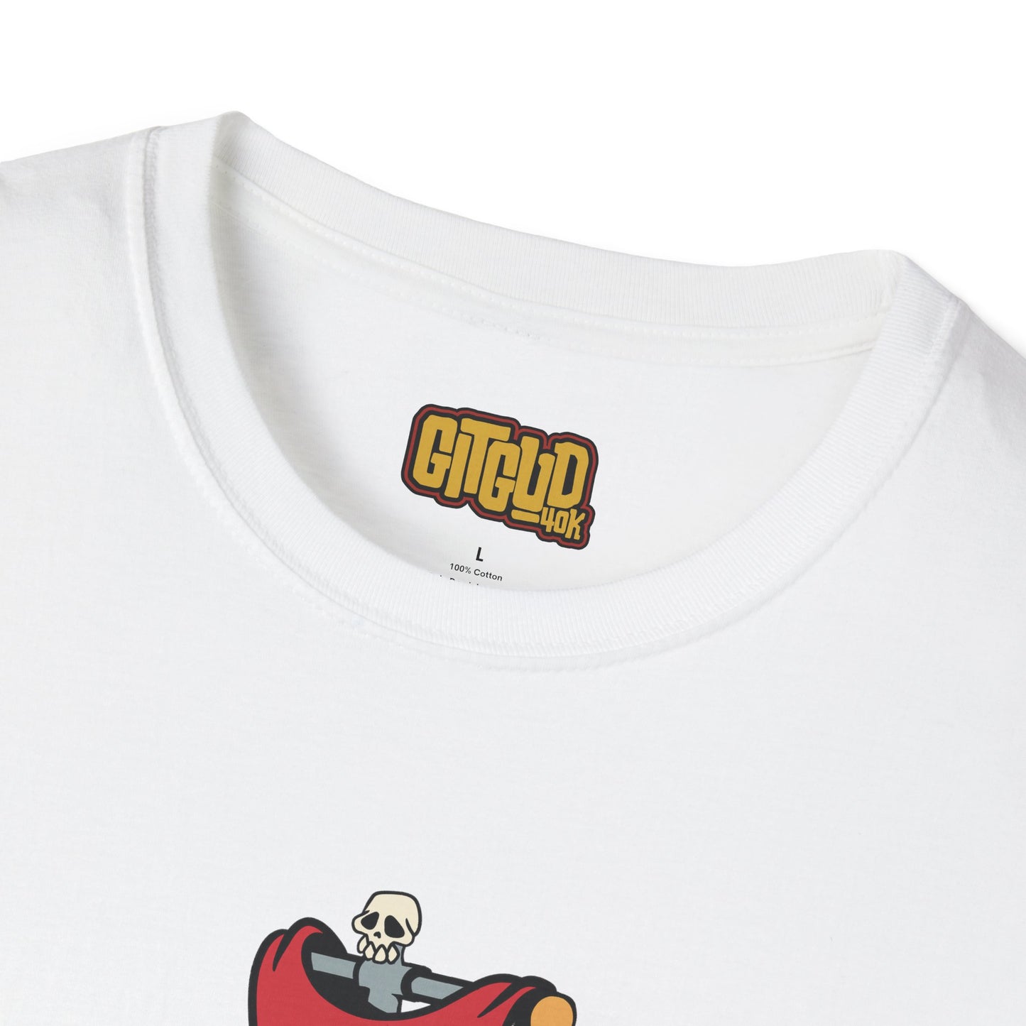 Angry Space Templar Leader LFG T-Shirt for Tabletop RPG and Wargaming