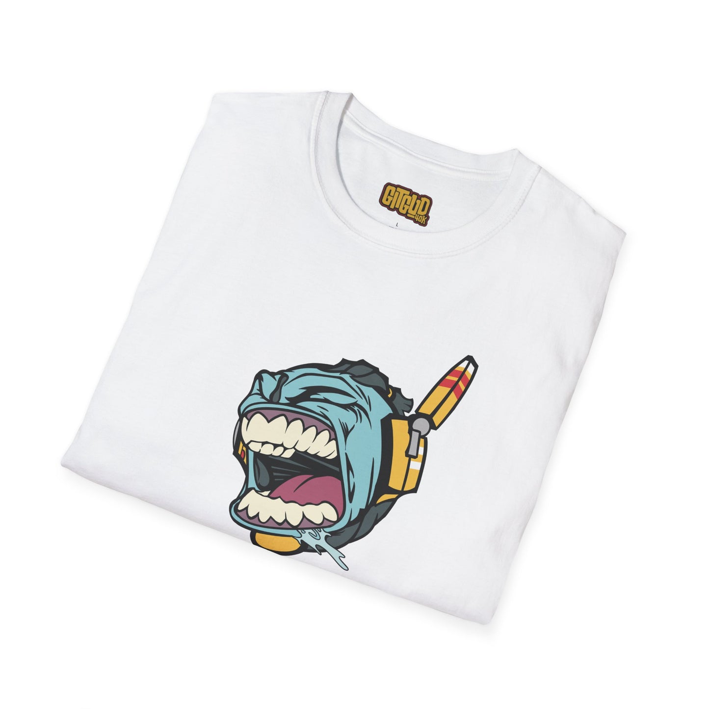 Blue Space Dude LFG Shirt - Cool Blue Warrior Tee