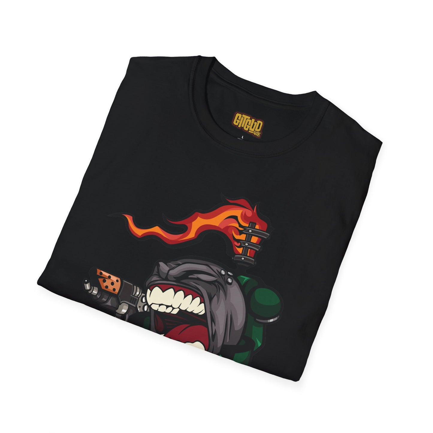 Volcanic Blaze Guy Shirt - Volcano Fire Warrior Tee
