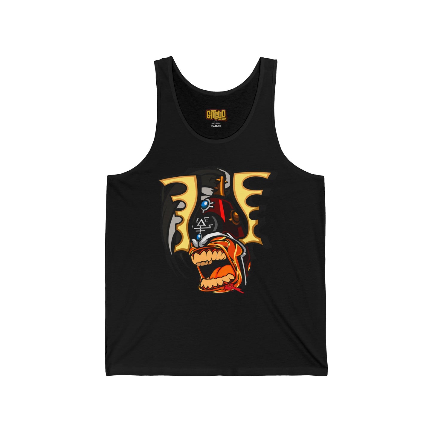Angry Space Elf God LFG Tank Top for Tabletop RPG and Wargaming