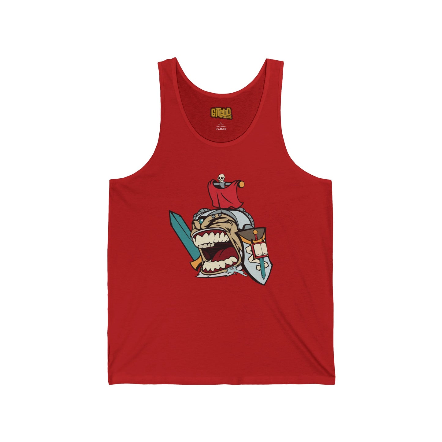 Angry Space Templar Leader LFG Tank Top for Tabletop RPG and Wargaming