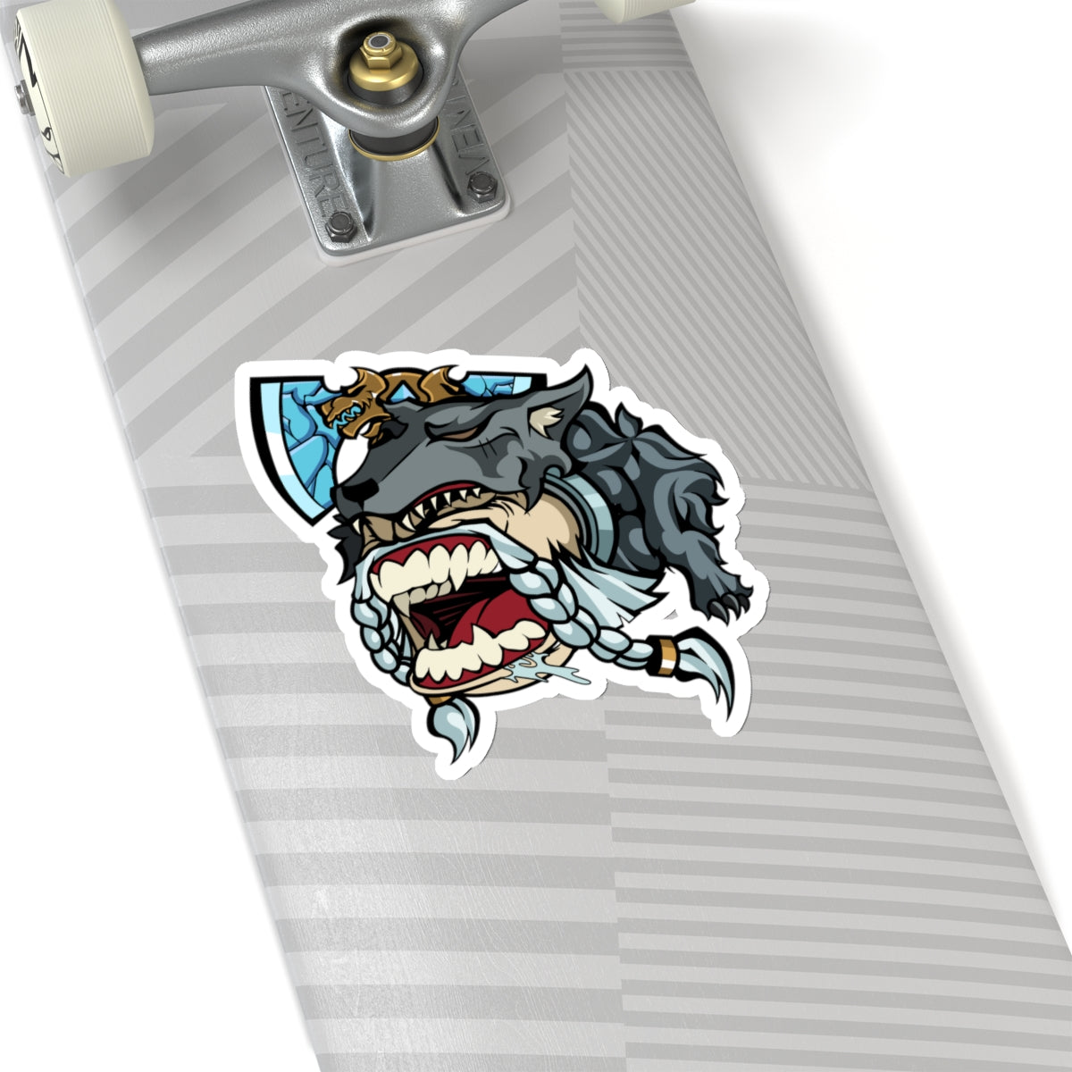 Space Viking Dude LFG Sticker