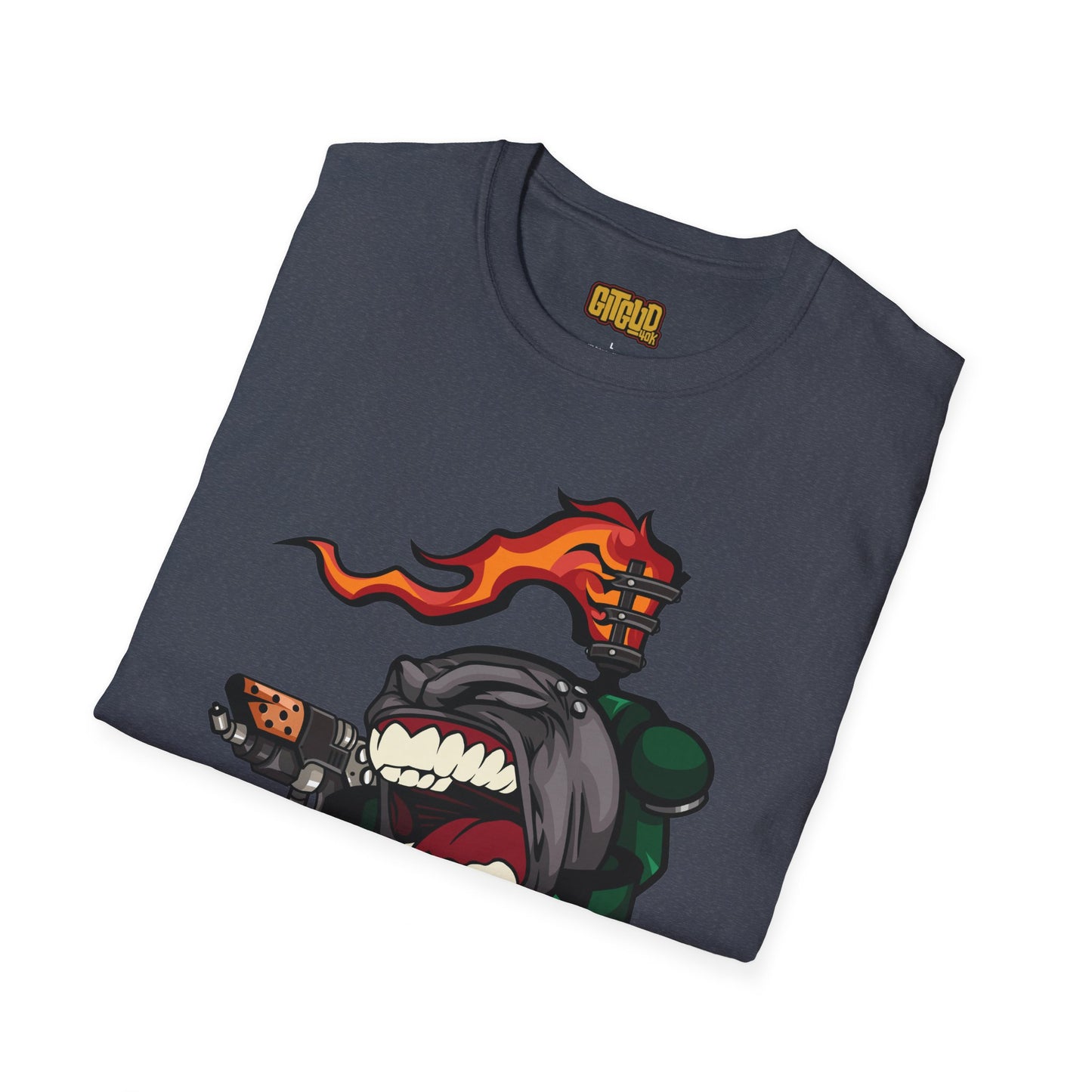 Volcanic Blaze Guy Shirt - Volcano Fire Warrior Tee