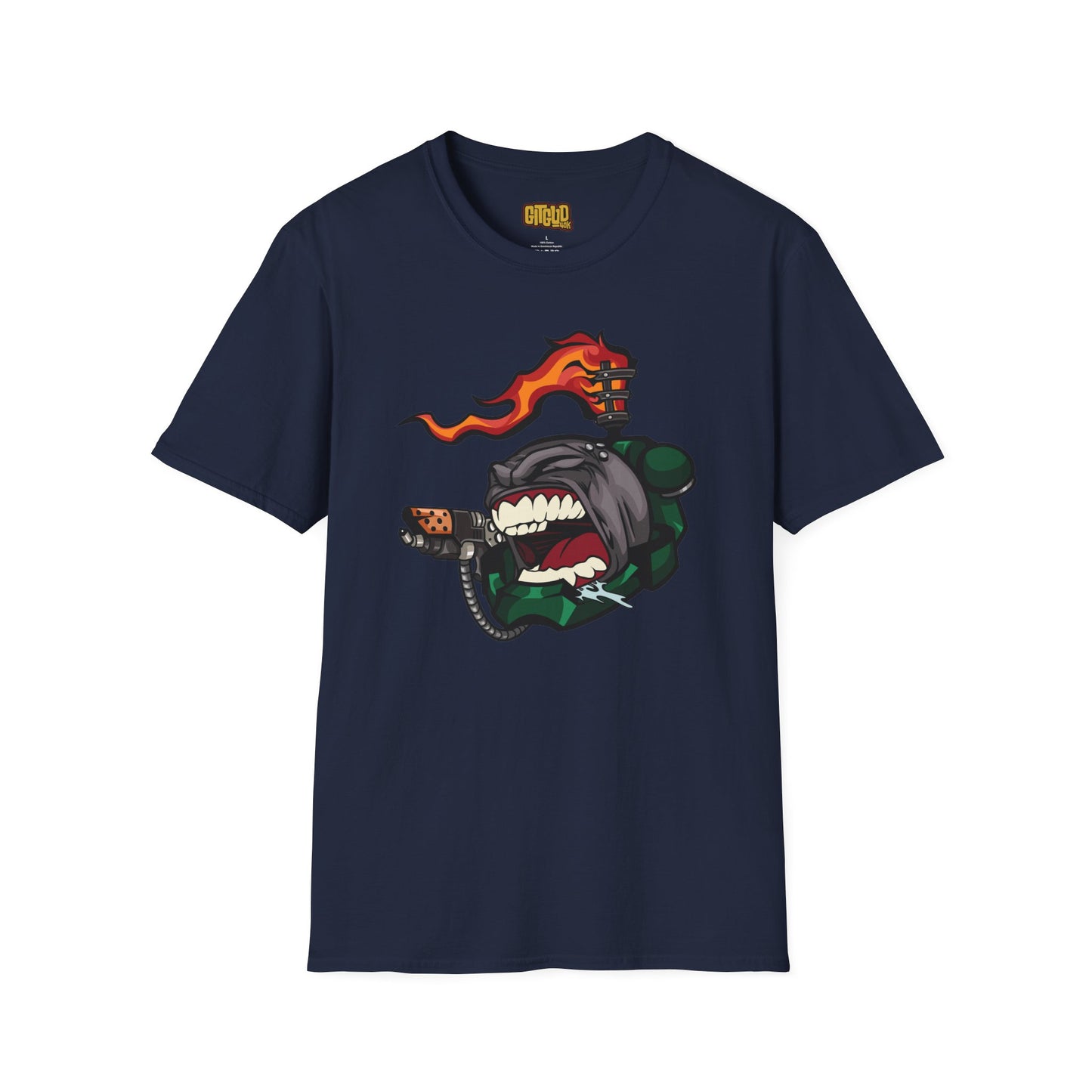 Volcanic Blaze Guy Shirt - Volcano Fire Warrior Tee