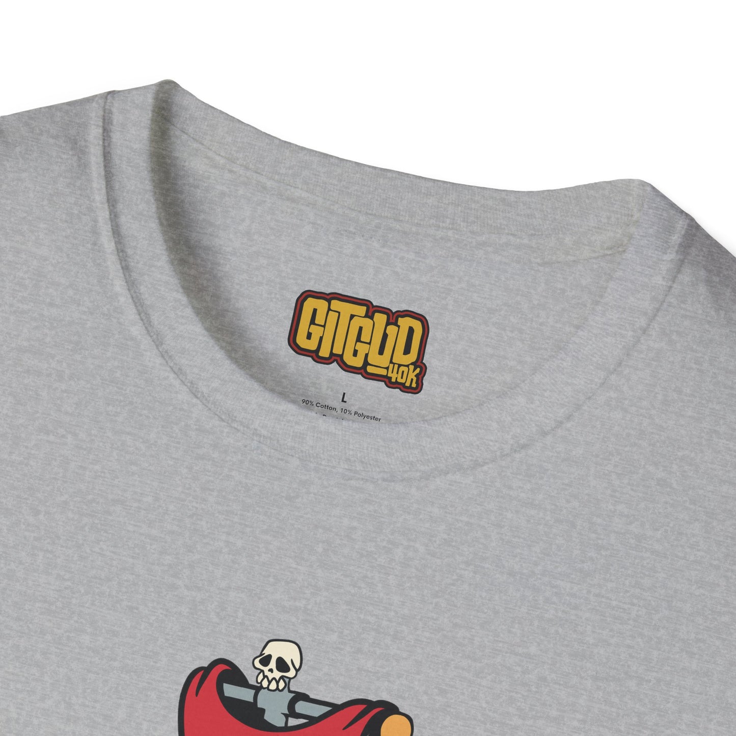 Angry Space Templar Leader LFG T-Shirt for Tabletop RPG and Wargaming