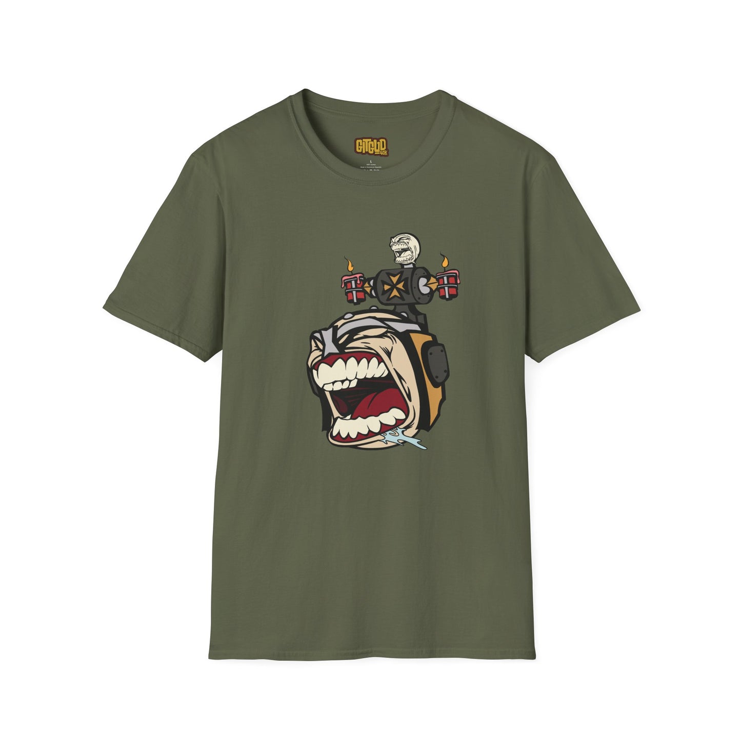 Angry Templar Dude LFG T-Shirt for Tabletop RPG and Wargaming