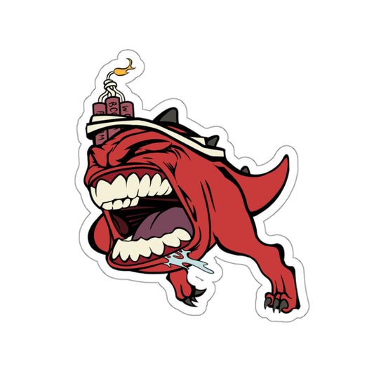 Bomb With Legs LFG Sticker for Tabletop RPG and Wargaming