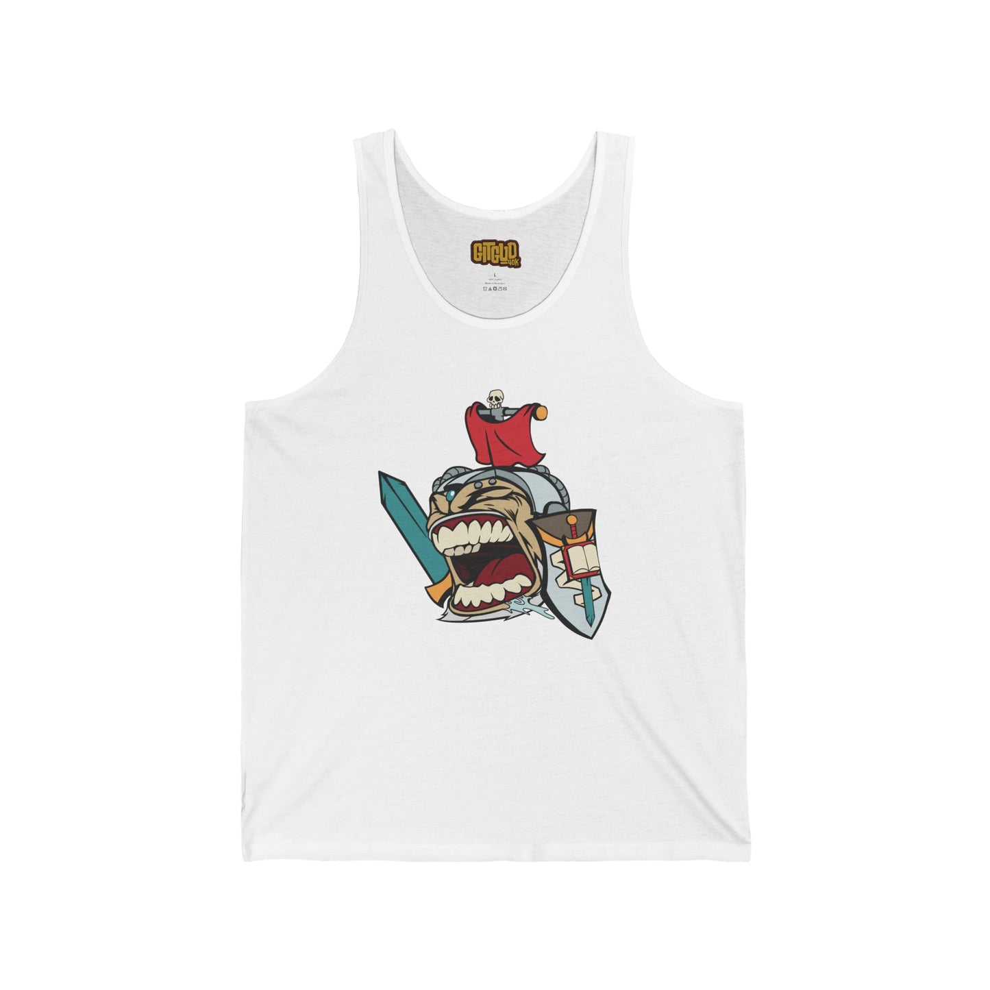 Angry Space Templar Leader LFG Tank Top for Tabletop RPG and Wargaming