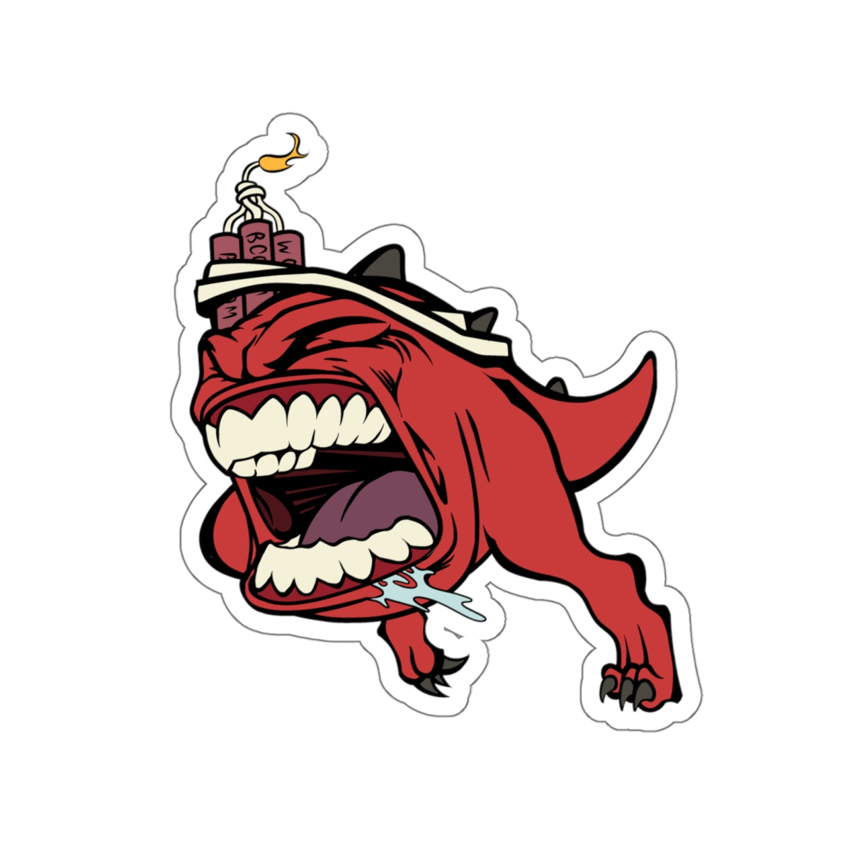 Bomb With Legs LFG Sticker for Tabletop RPG and Wargaming