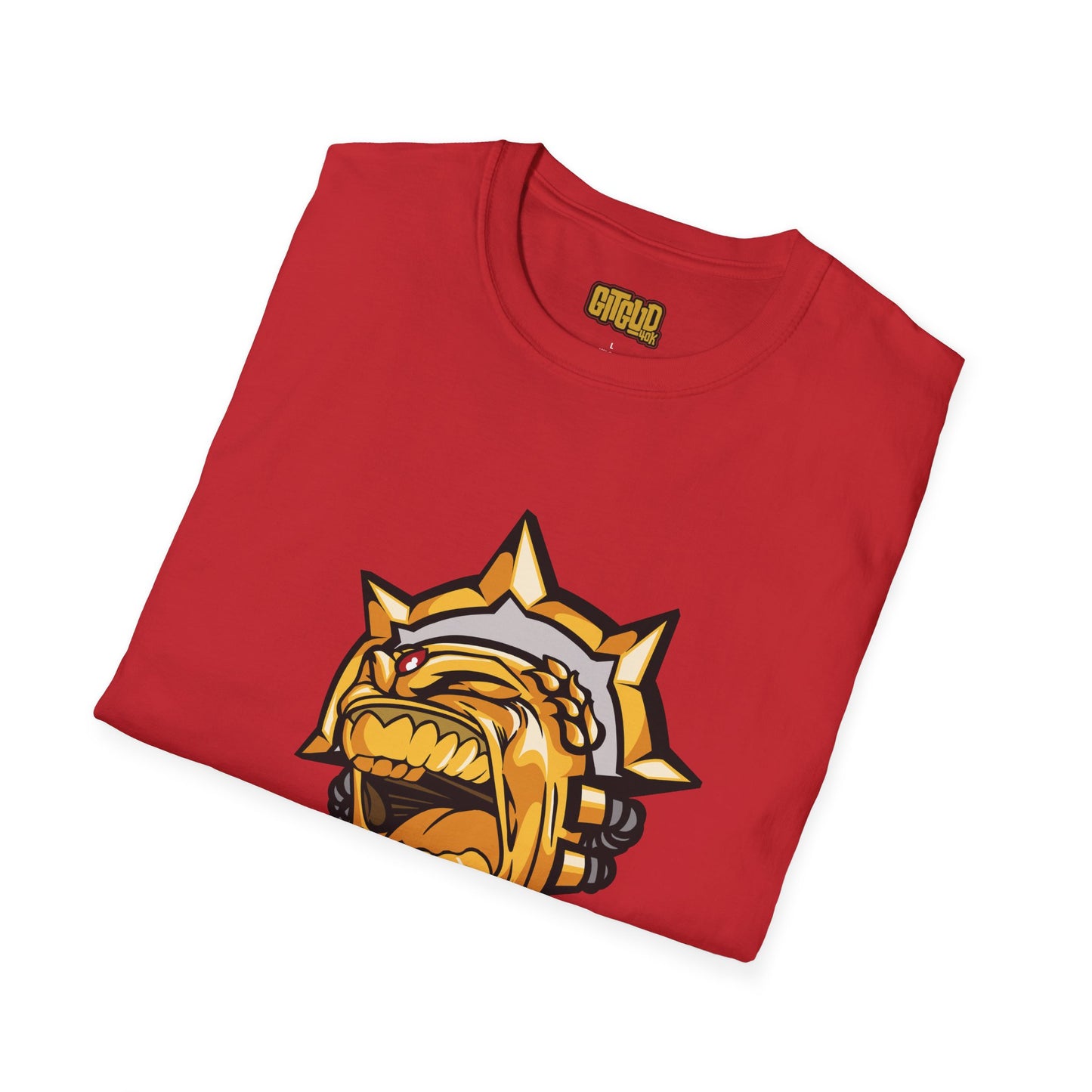 Angry Gold Dude LFG Shirt - Bold Golden Warrior Tee
