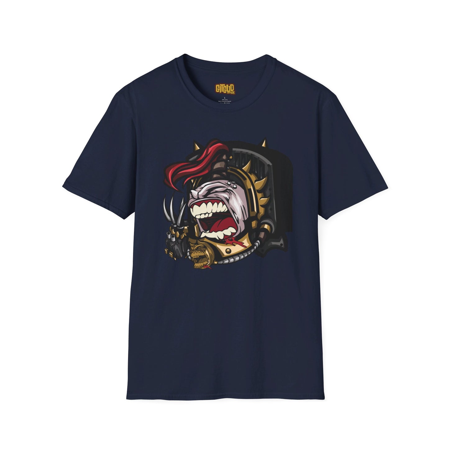Heavy Metal Backpack Guy Warrior Tee