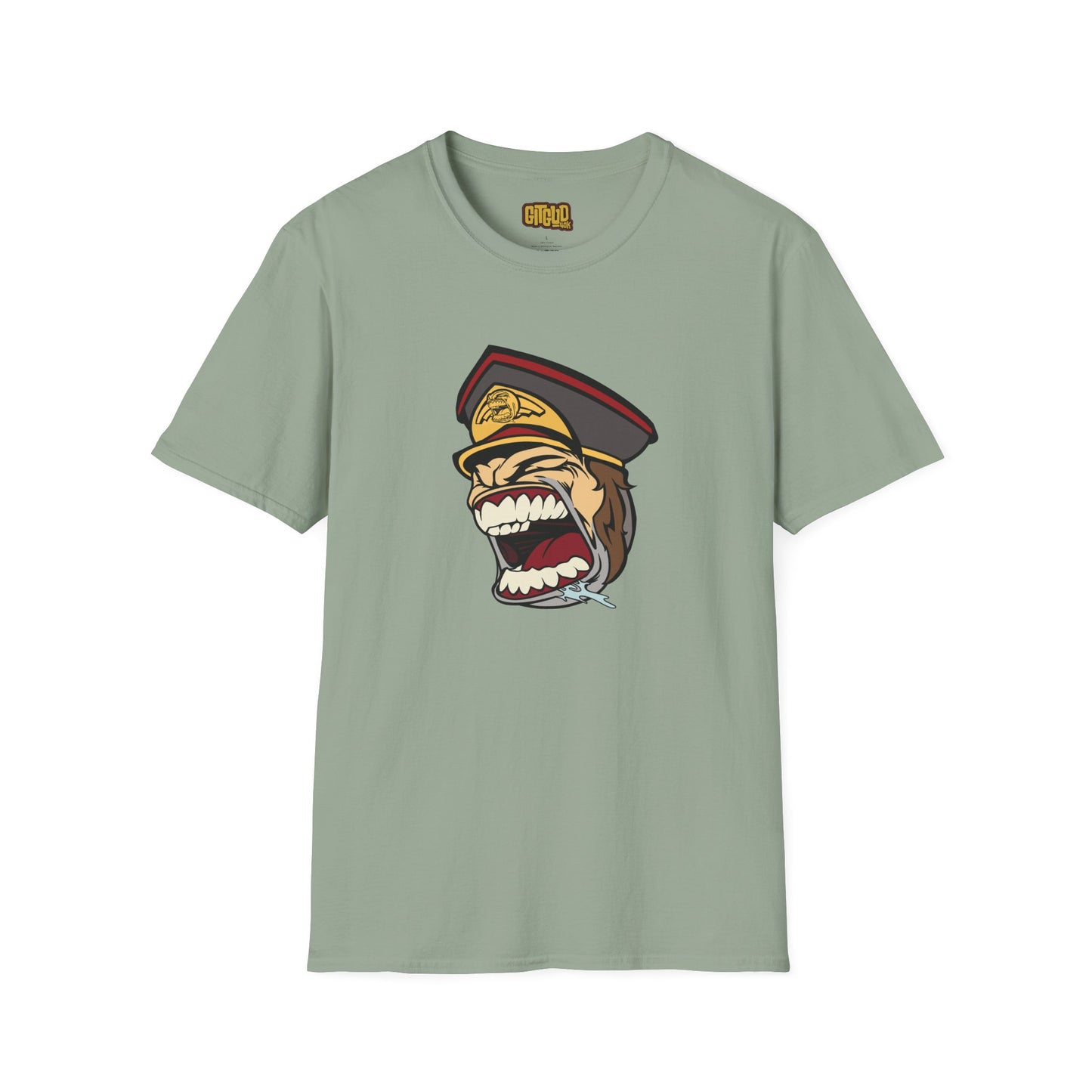 Angry Space Army Officer Dude LFG T-Shirt for Tabletop RPG and Wargaming