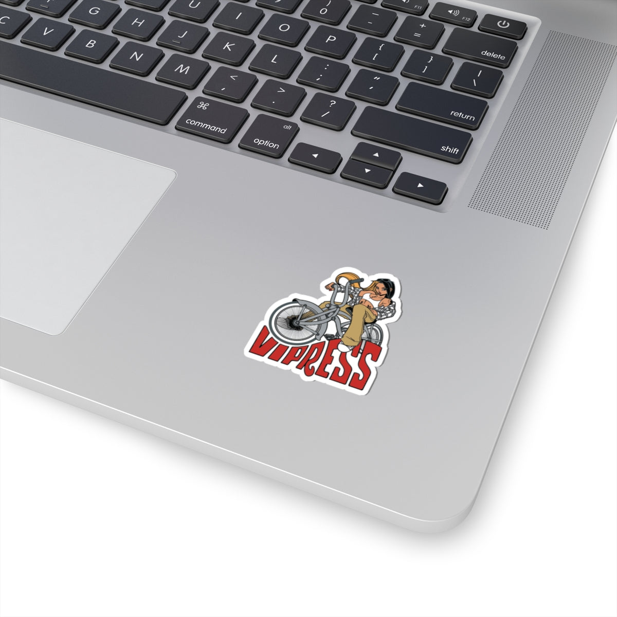 Vipress On A Bikeress Sticker