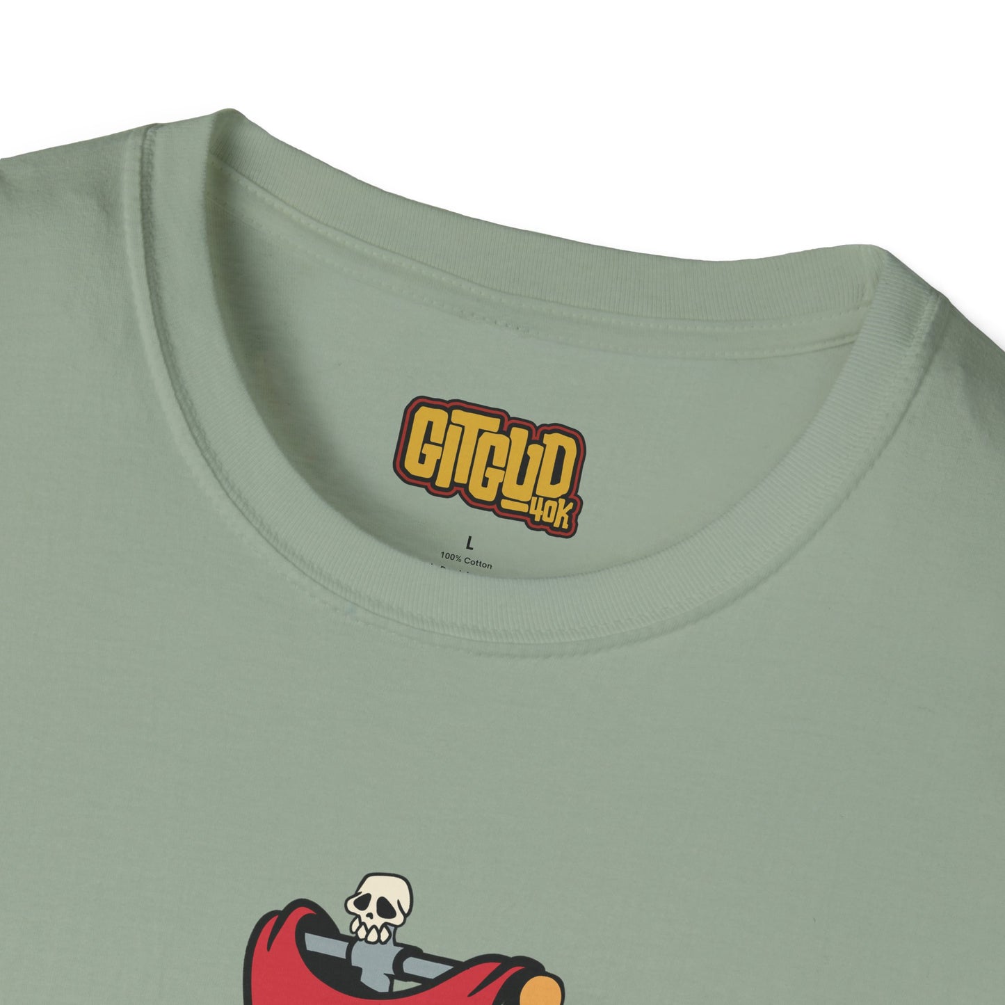 Angry Space Templar Leader LFG T-Shirt for Tabletop RPG and Wargaming
