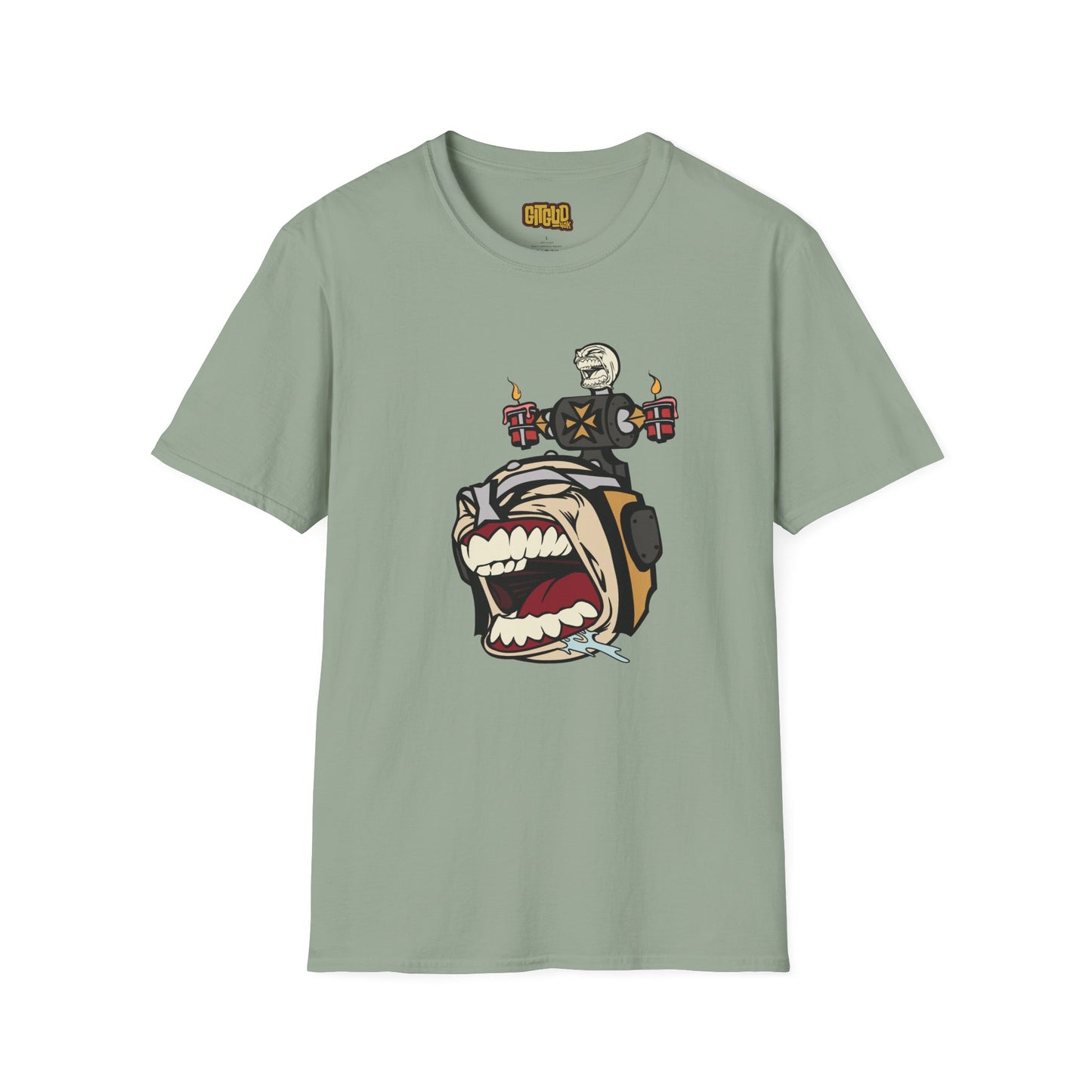 Angry Templar Dude LFG T-Shirt for Tabletop RPG and Wargaming