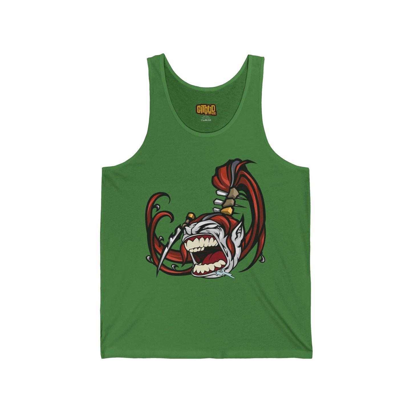 Fabulous Spikey Hair Warrior Tank for Tabletop RPG and Wargaming
