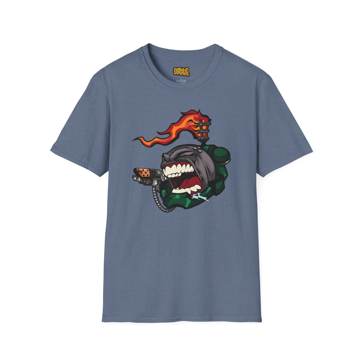 Volcanic Blaze Guy Shirt - Volcano Fire Warrior Tee