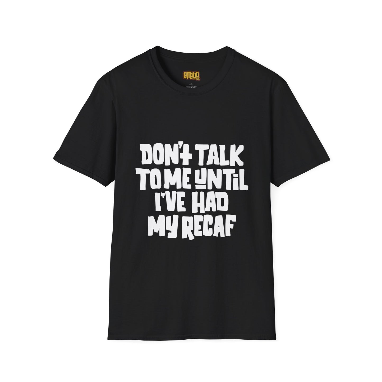 Black and White Recaf Teeshirt