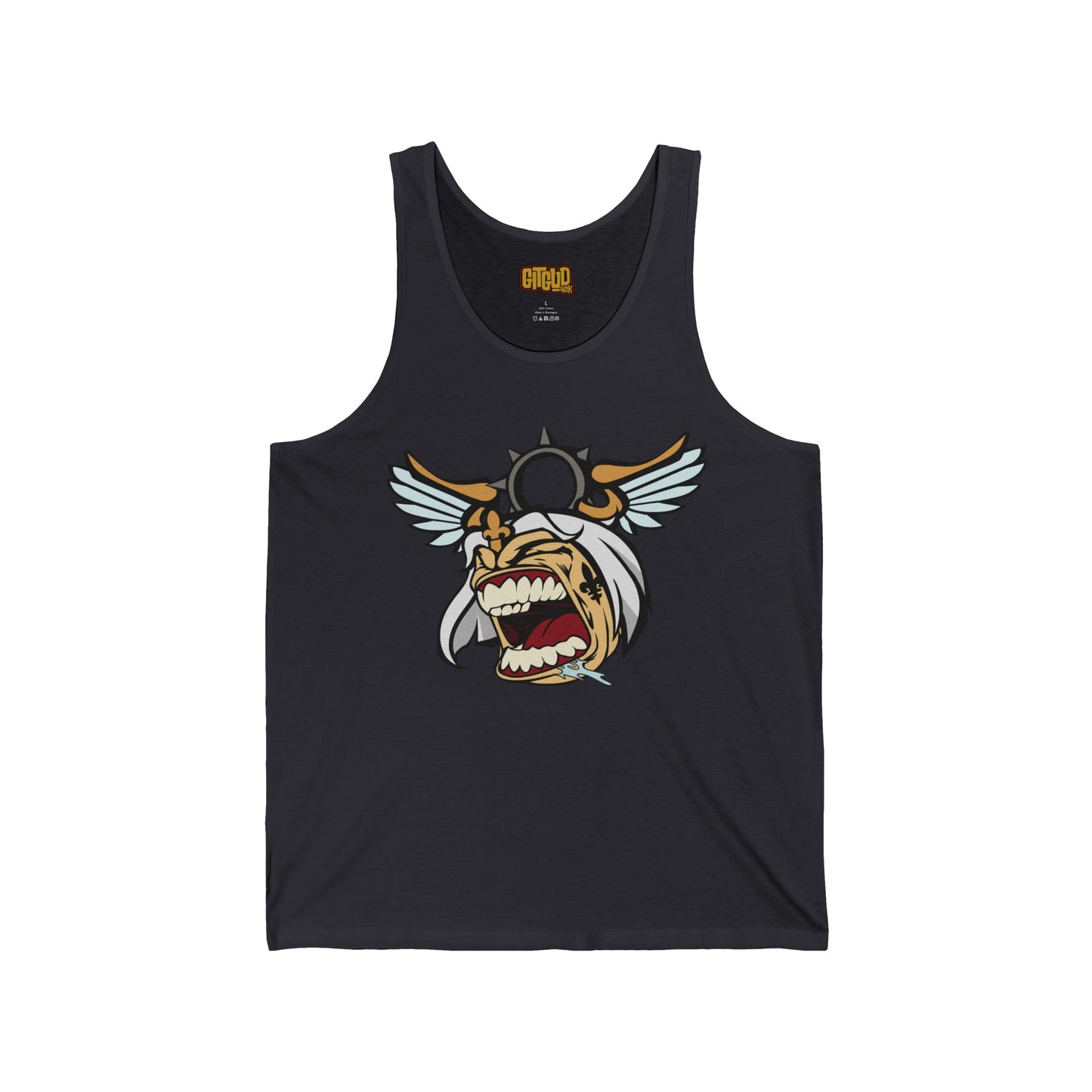 Angry Space Nun LFG Tank Top for Tabletop RPG and Wargaming