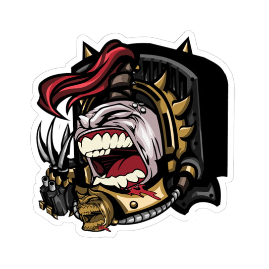 Heavy Metal Backpack Guy Sticker