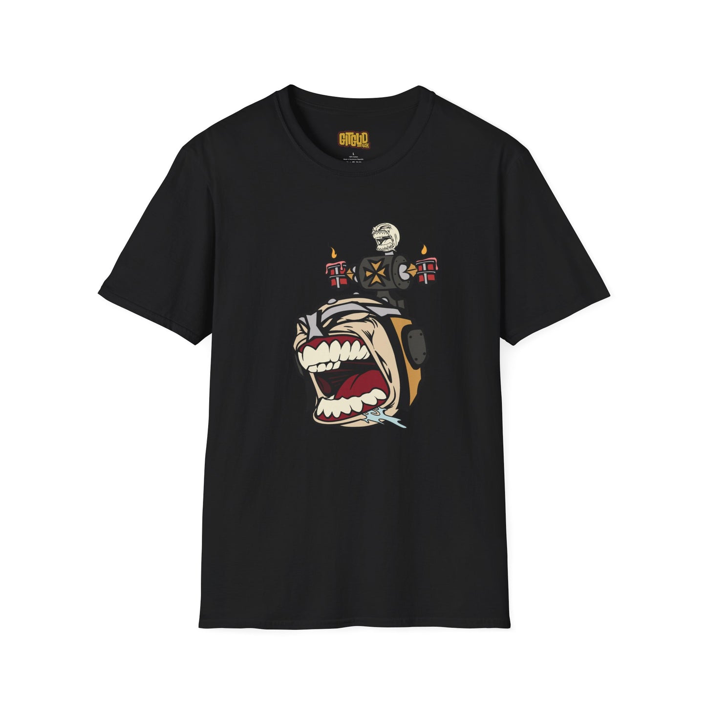 Angry Templar Dude LFG T-Shirt for Tabletop RPG and Wargaming