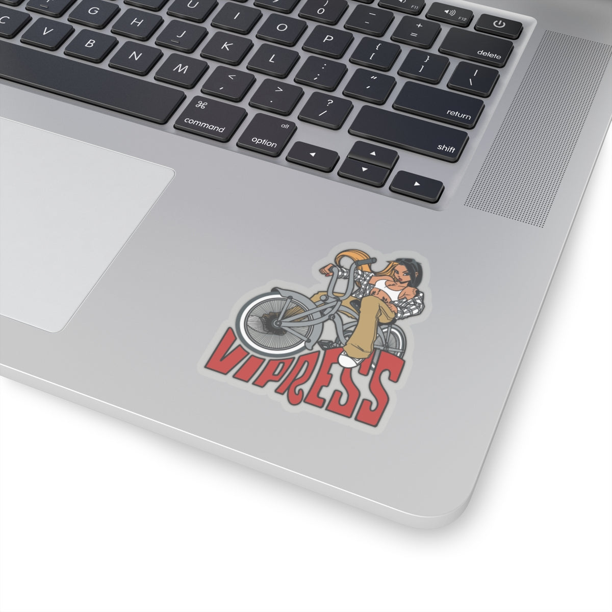 Vipress On A Bikeress Sticker