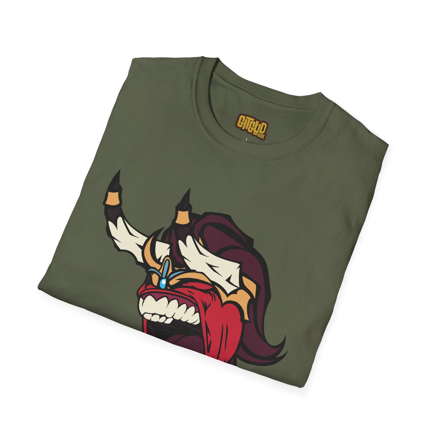 Giant Horn Magic Guy LFG T-Shirt for Tabletop RPG and Wargaming