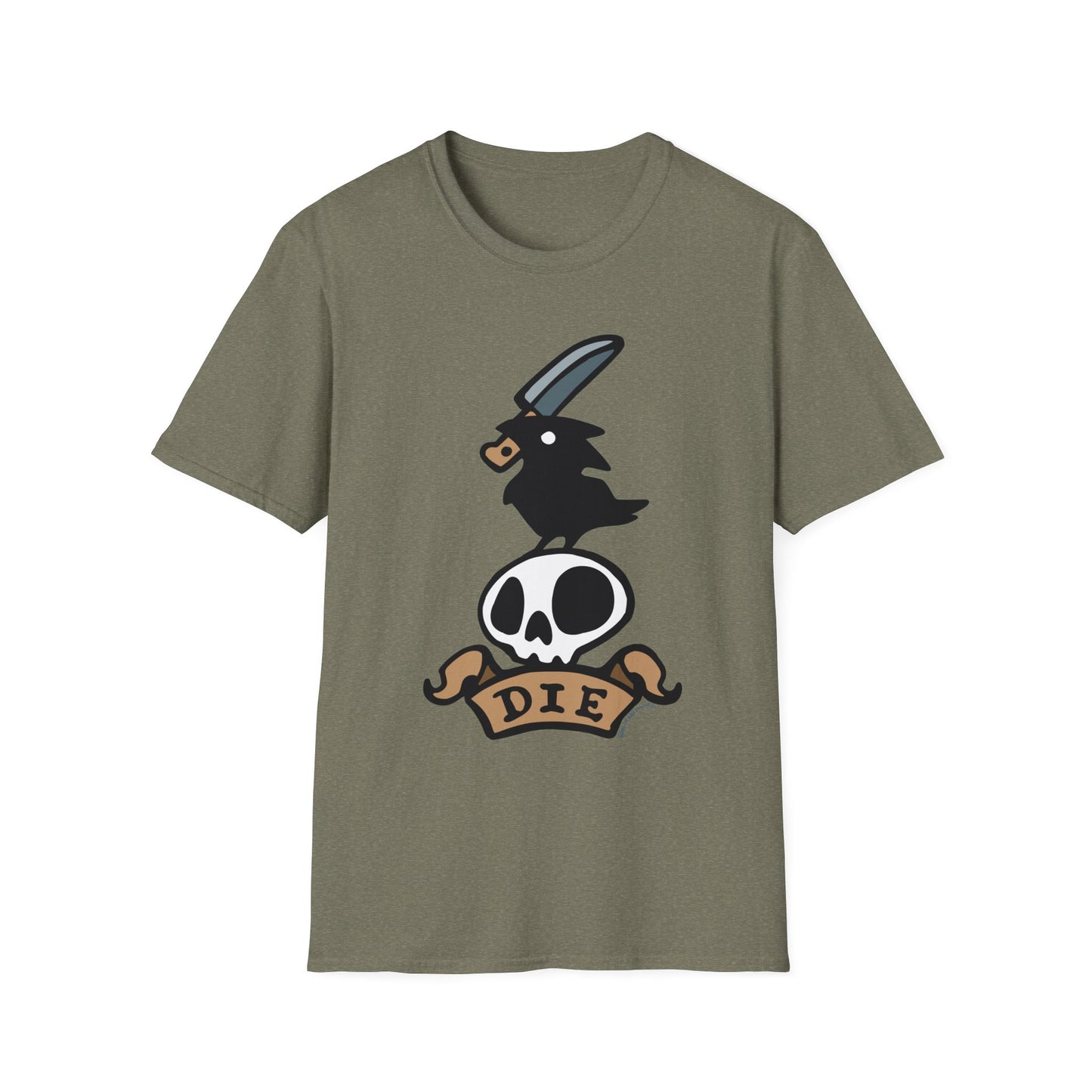 Stabby Crow on a Skull Variant Shirt