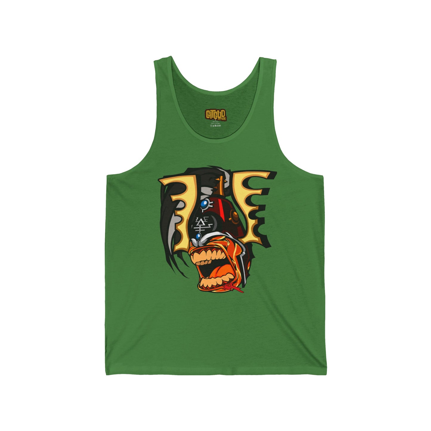 Angry Space Elf God LFG Tank Top for Tabletop RPG and Wargaming