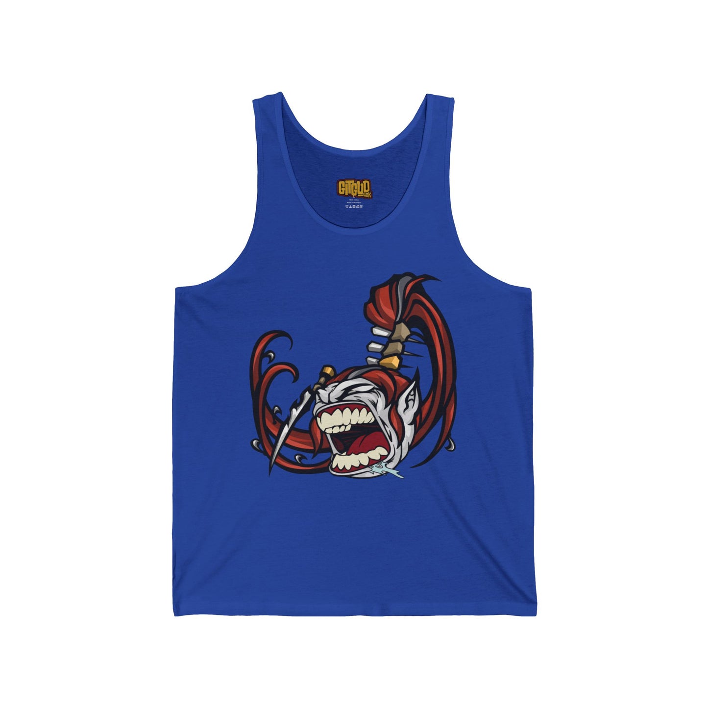 Fabulous Spikey Hair Warrior Tank for Tabletop RPG and Wargaming