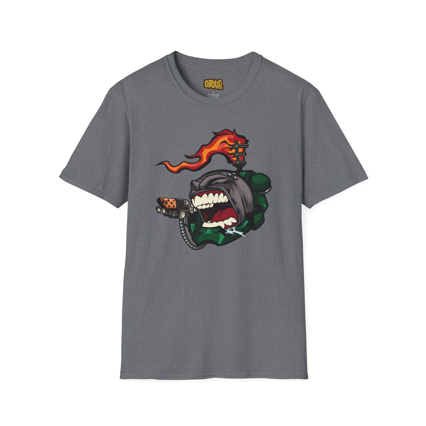 Volcanic Blaze Guy Shirt - Volcano Fire Warrior Tee