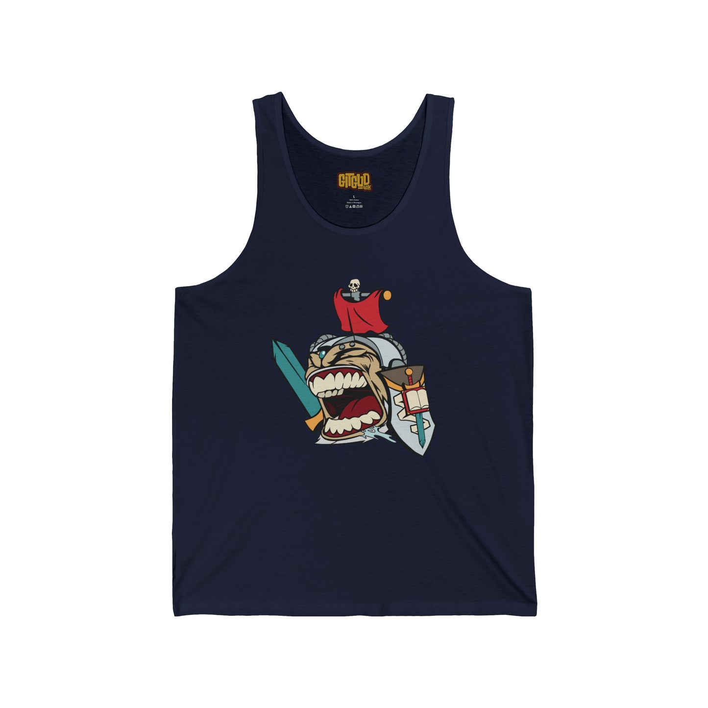 Angry Space Templar Leader LFG Tank Top for Tabletop RPG and Wargaming