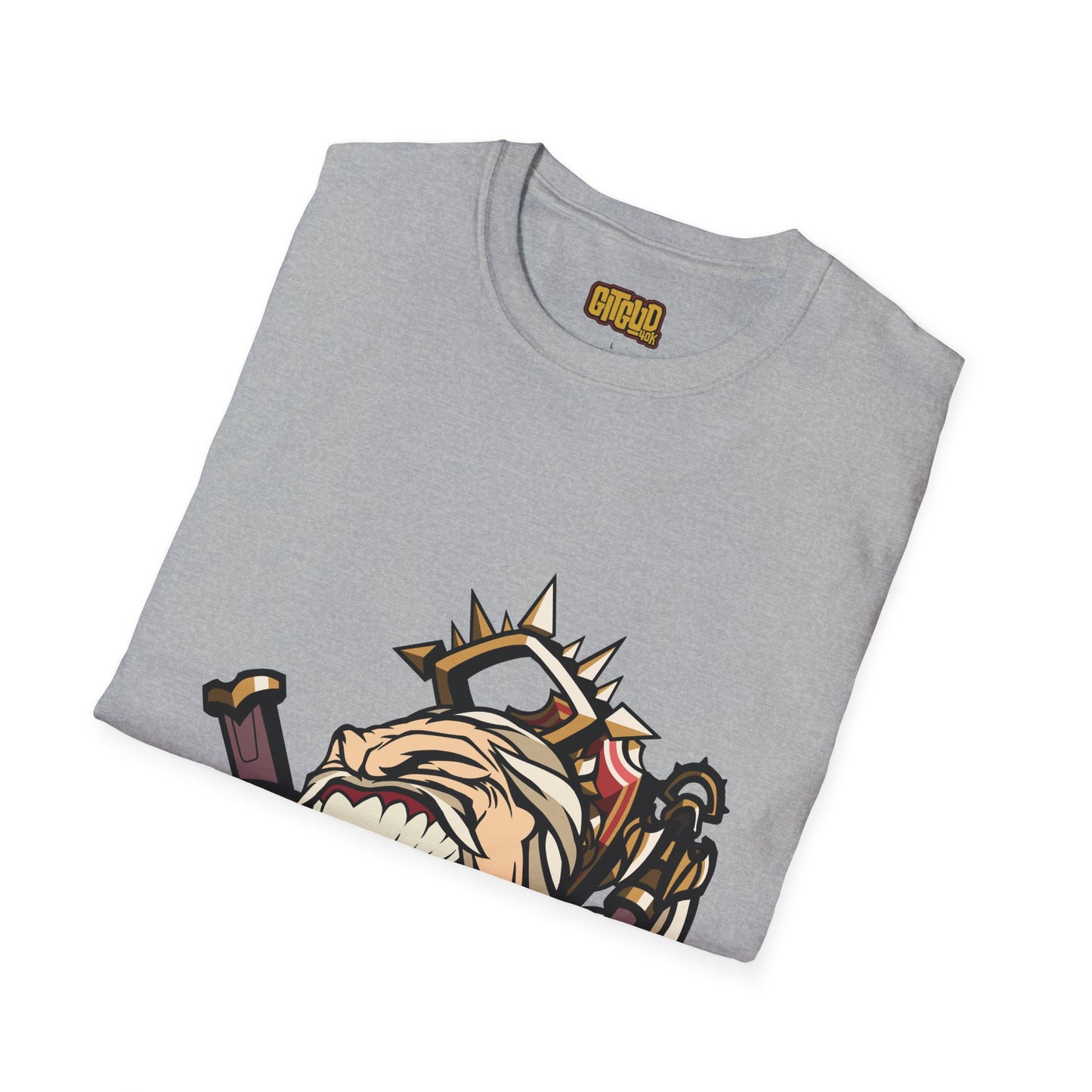 Angry Space King Arthur LFG T-Shirt for Tabletop RPG and Wargaming