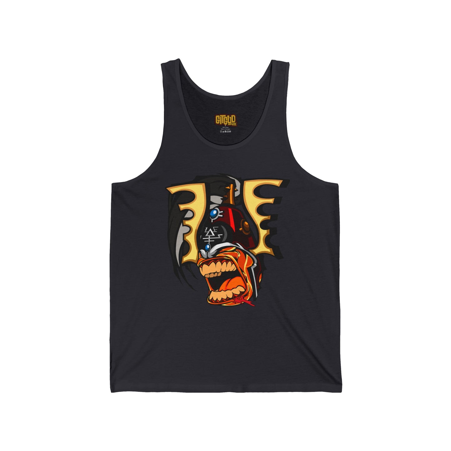 Angry Space Elf God LFG Tank Top for Tabletop RPG and Wargaming