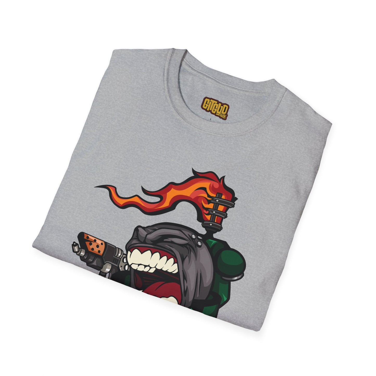 Volcanic Blaze Guy Shirt - Volcano Fire Warrior Tee