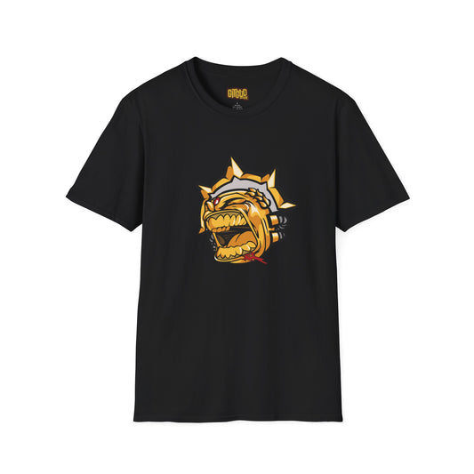 Angry Gold Dude LFG Shirt - Bold Golden Warrior Tee