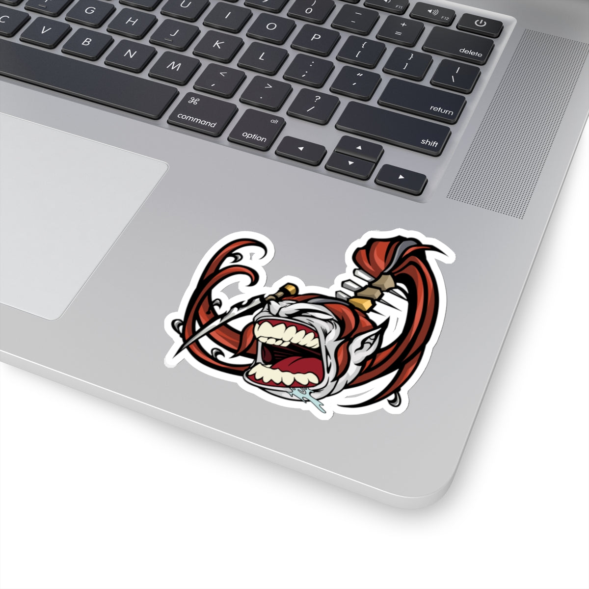 Fabulous Spikey Hair Warrior Sticker