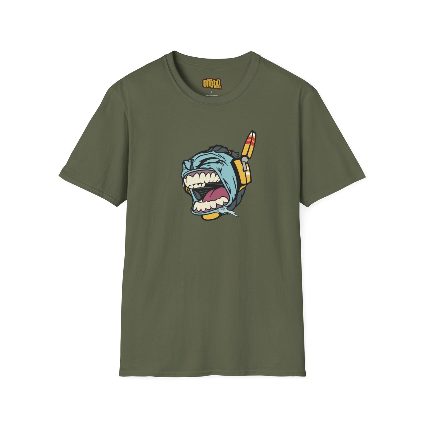 Blue Space Dude LFG Shirt - Cool Blue Warrior Tee