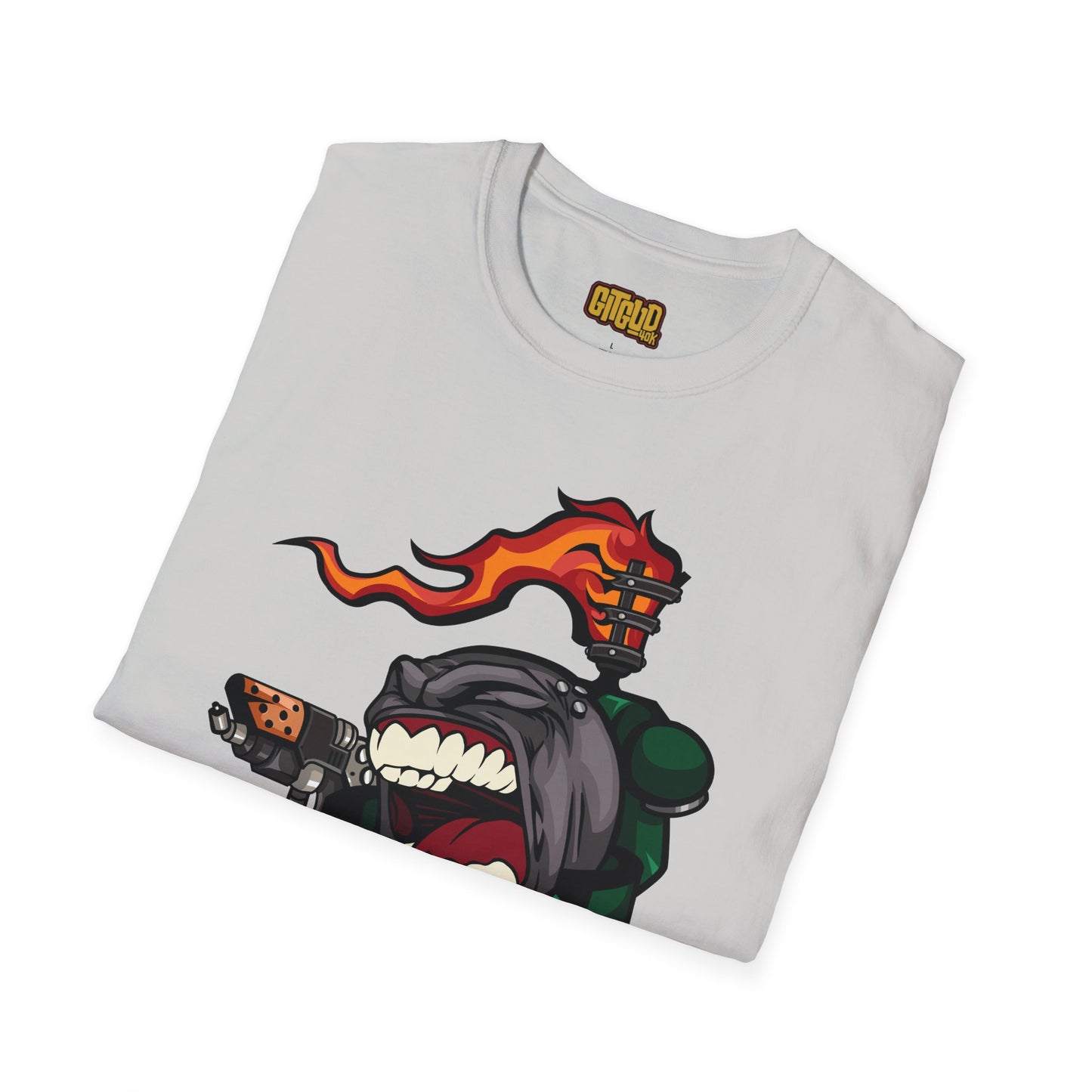 Volcanic Blaze Guy Shirt - Volcano Fire Warrior Tee