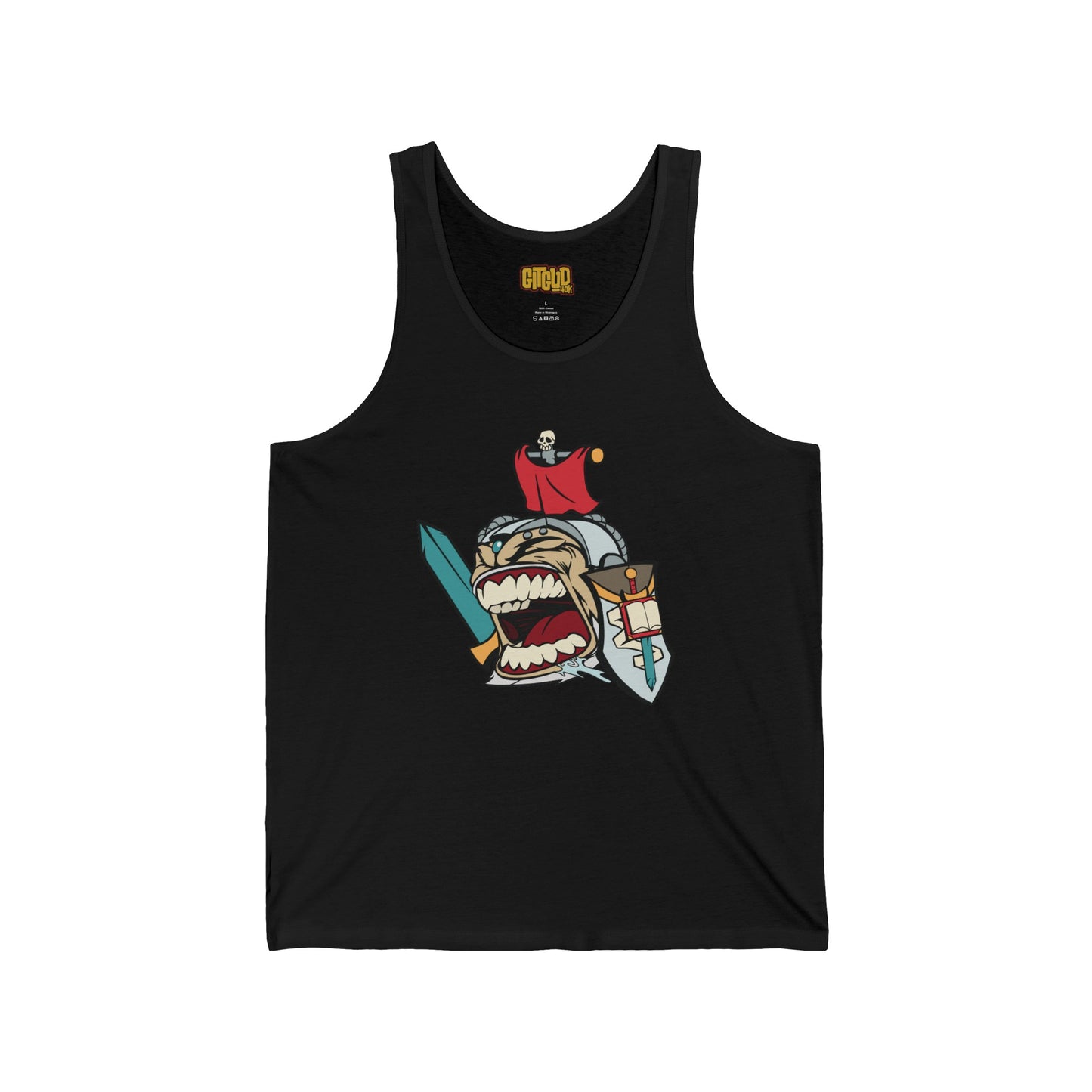 Angry Space Templar Leader LFG Tank Top for Tabletop RPG and Wargaming