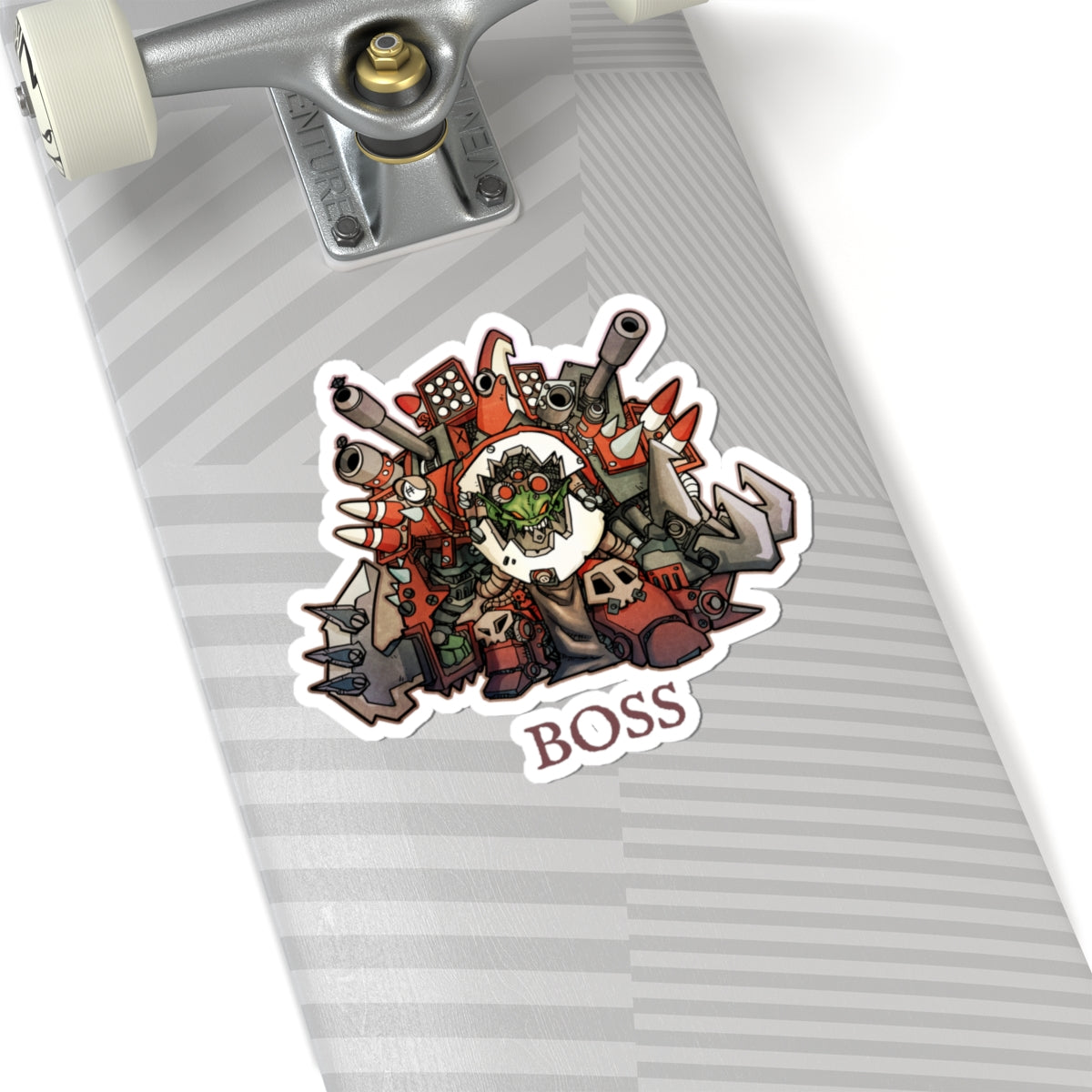 BIG BOSS SMASH – Armored Green Bruiser Sticker