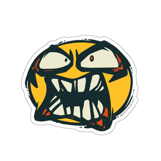 Argh Happy Face Sticker