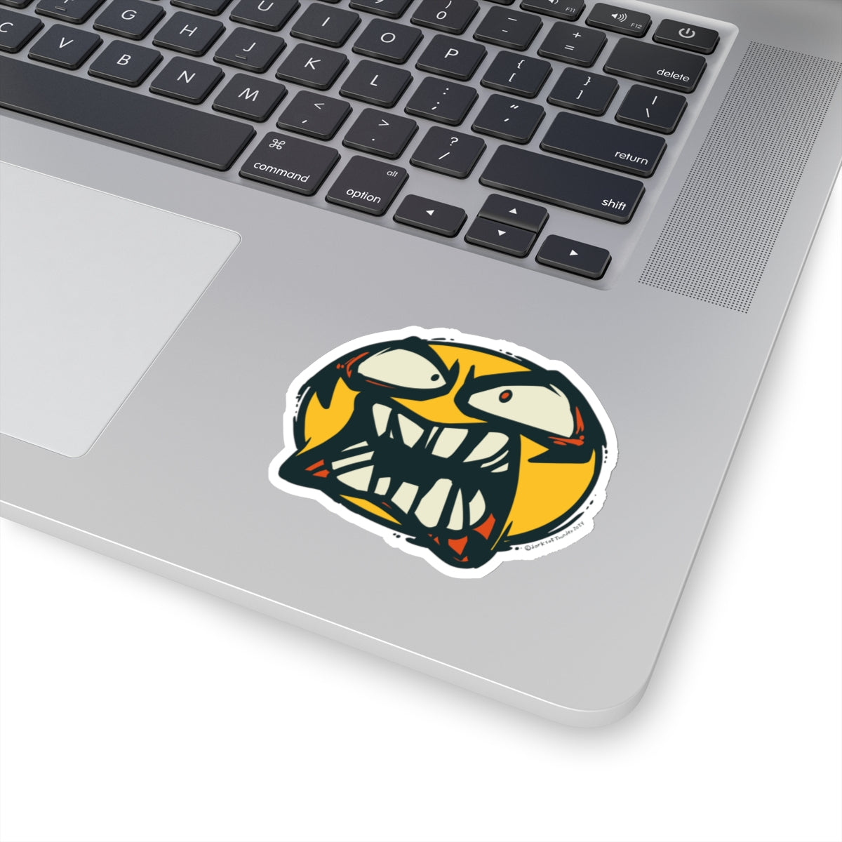 Argh Happy Face Sticker