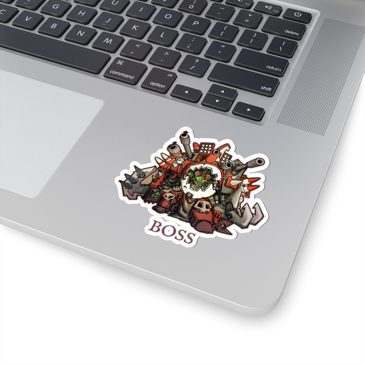 BIG BOSS SMASH – Armored Green Bruiser Sticker
