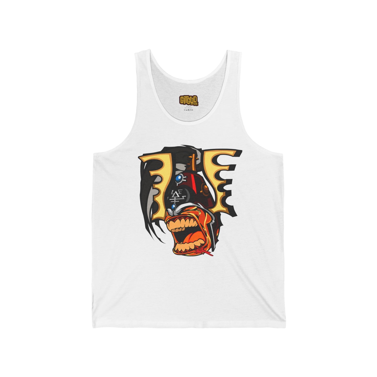 Angry Space Elf God LFG Tank Top for Tabletop RPG and Wargaming