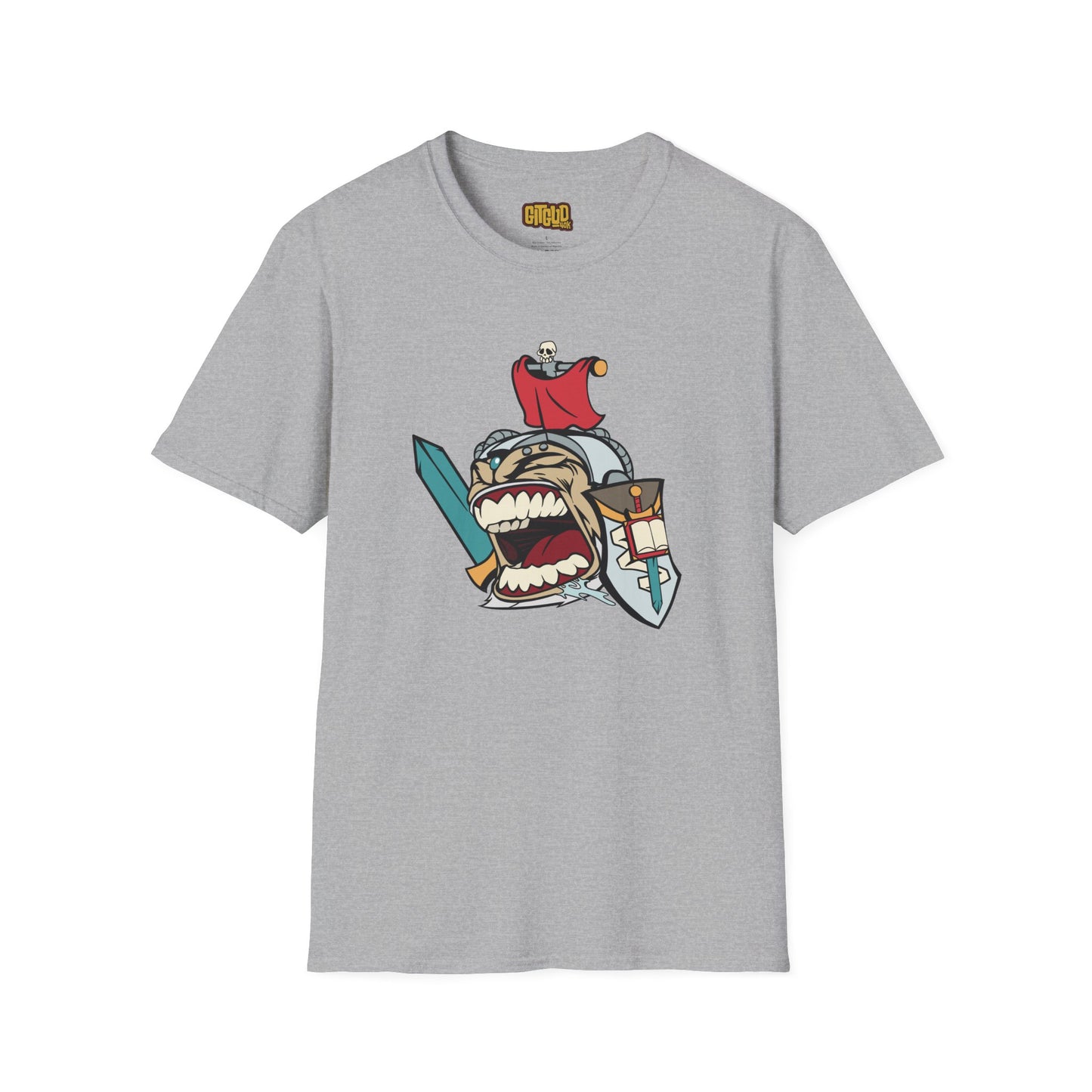 Angry Space Templar Leader LFG T-Shirt for Tabletop RPG and Wargaming