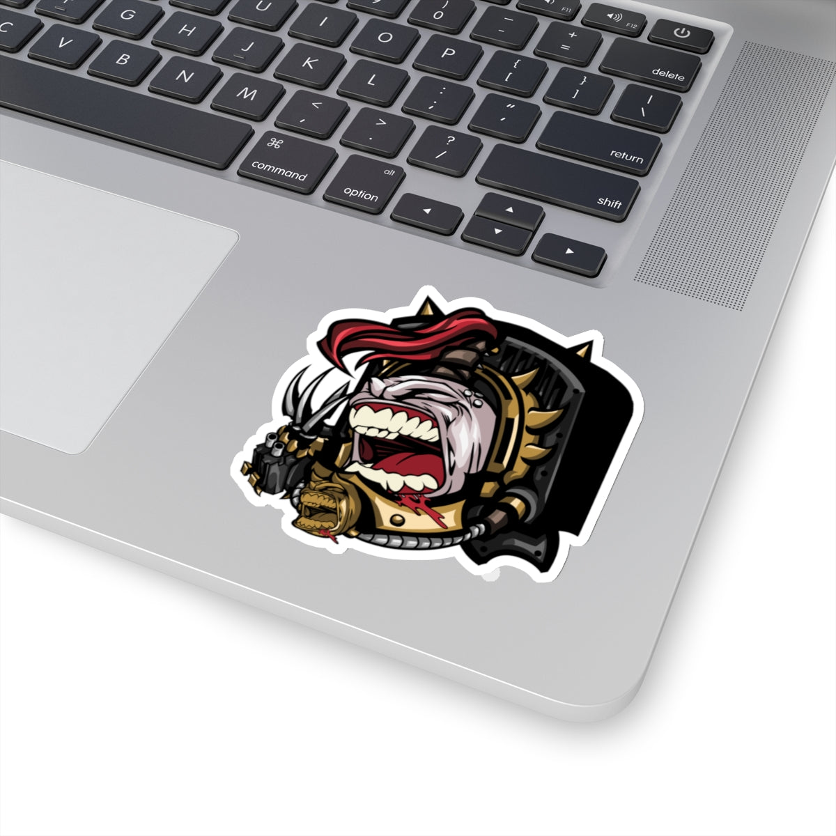 Heavy Metal Backpack Guy Sticker