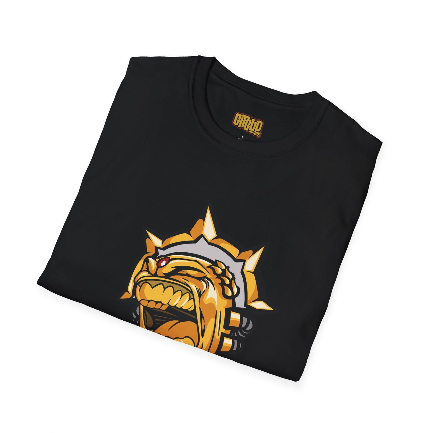 Angry Gold Dude LFG Shirt - Bold Golden Warrior Tee