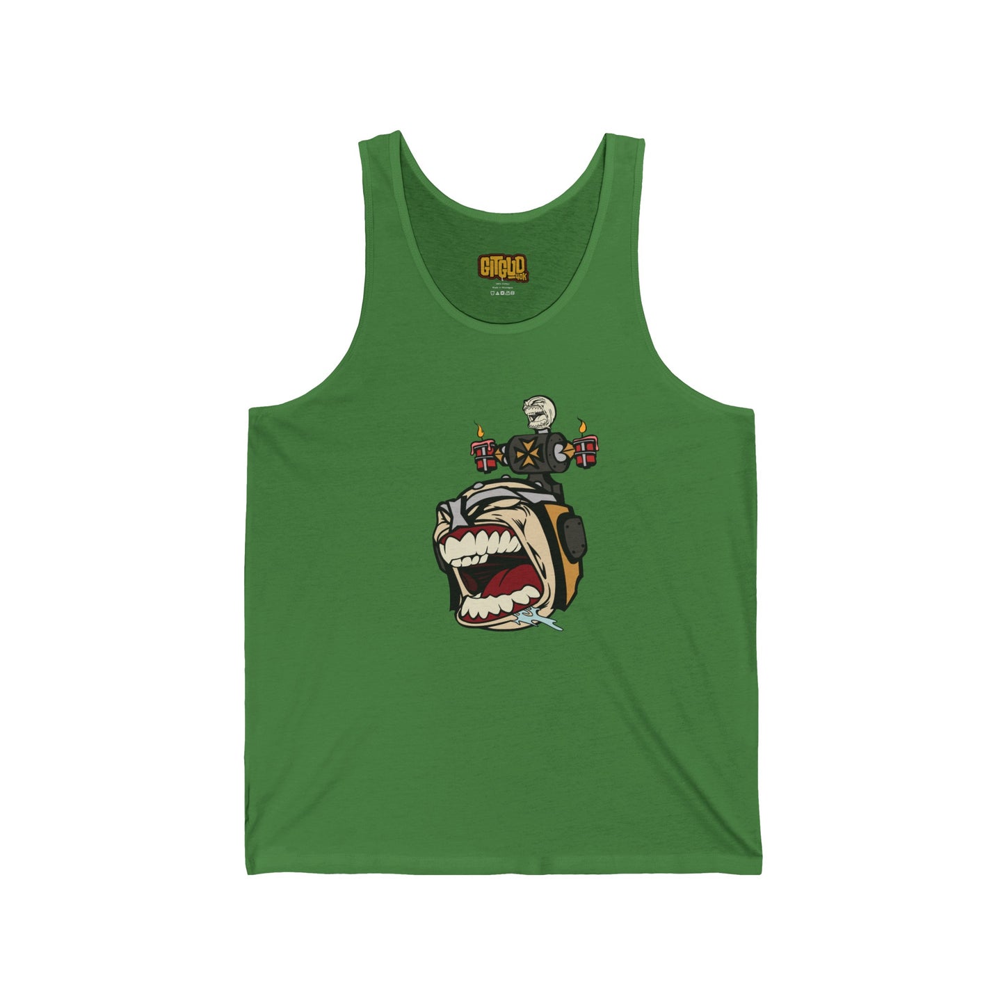 Angry Templar Dude LFG Tank Top for Tabletop RPG and Wargaming